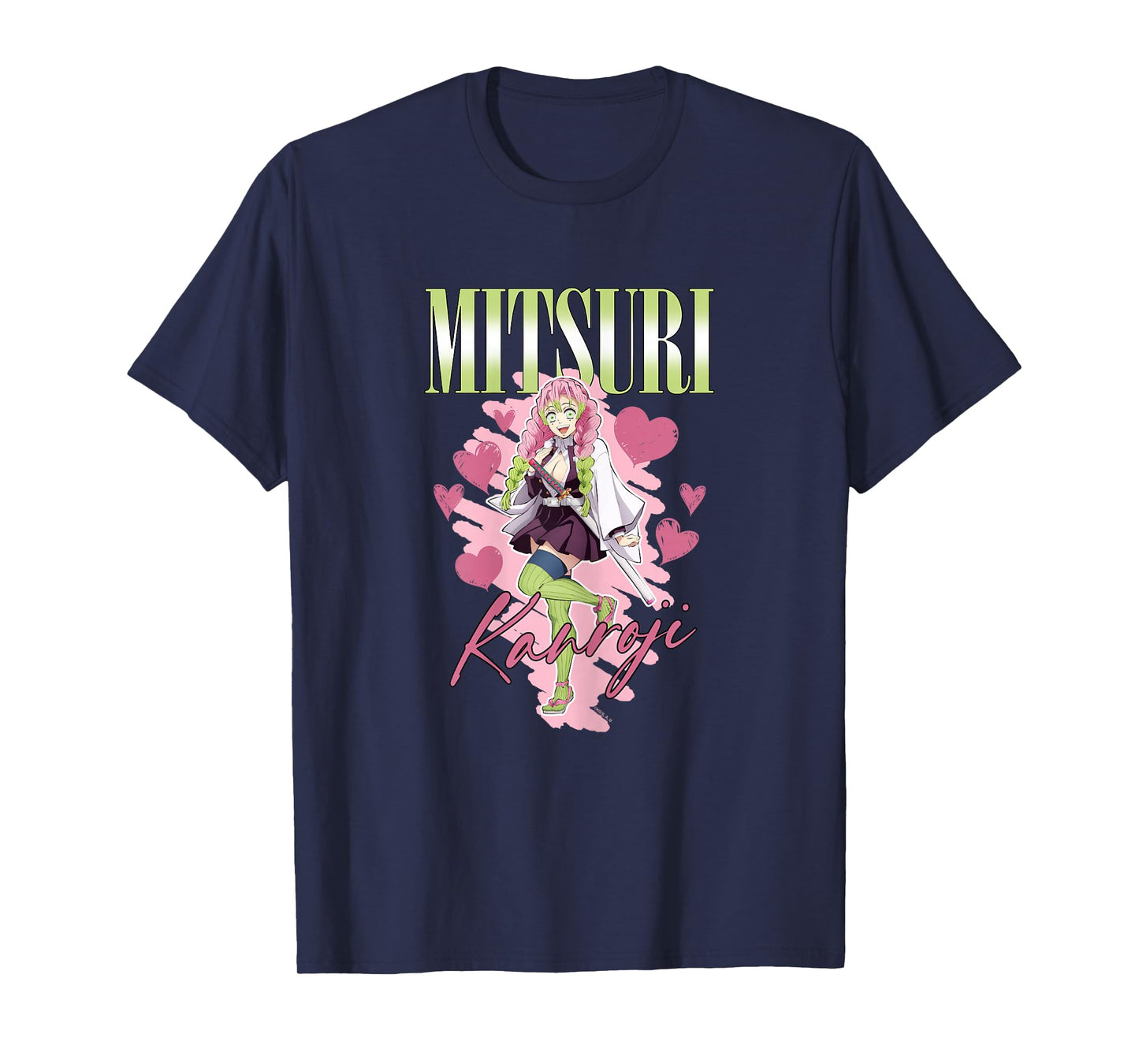 Demon Slayer: Kimetsu no Yaiba Mitsuri Pastel Love Hashira T-Shirt