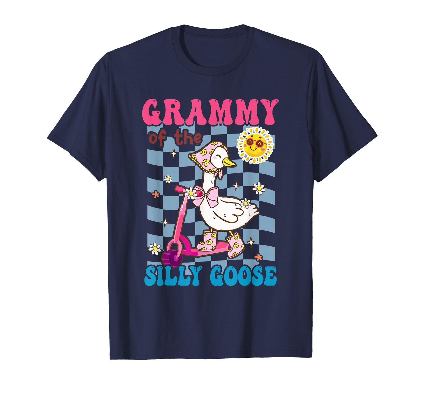 Grammy of The Silly Goose First Birthday Family Matching T-Shirt