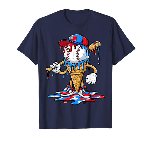 Baseball Life Style 101 Apparel Youth Drip Baseball Boys Kid T-Shirt