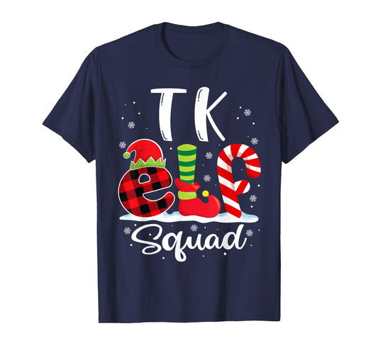 TK Elf Squad Christmas TK Teacher Matching T-Shirt