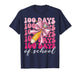 100 Days of School Girls Coquette Pink Bow Teacher Student T-Shirt