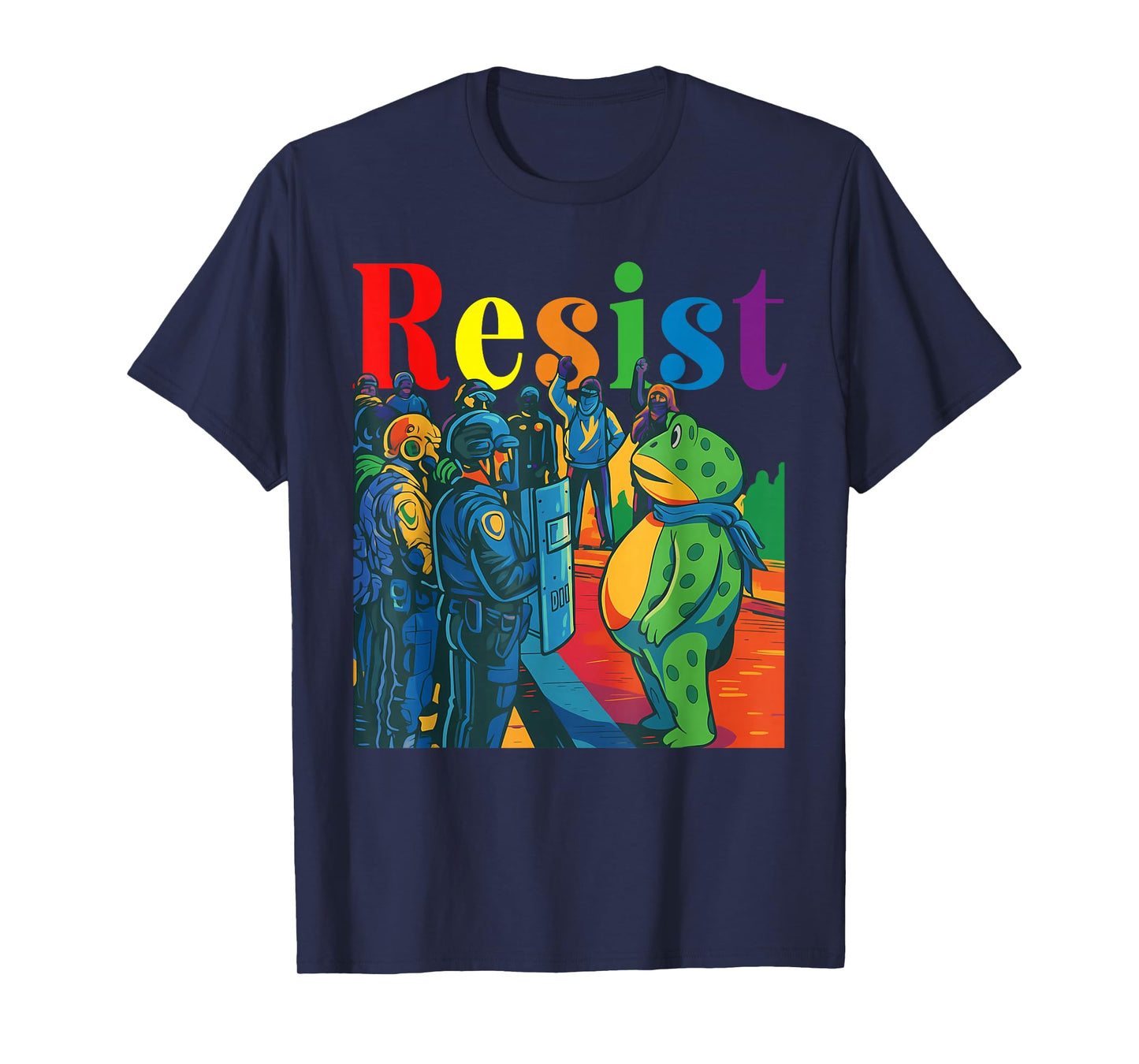 Portland Frog Protest Shirt for Men and Women No Kings tee T-Shirt