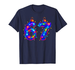 67 Christmas Ornament Meme Ice Drip Holiday Pajama 6 7 T-Shirt