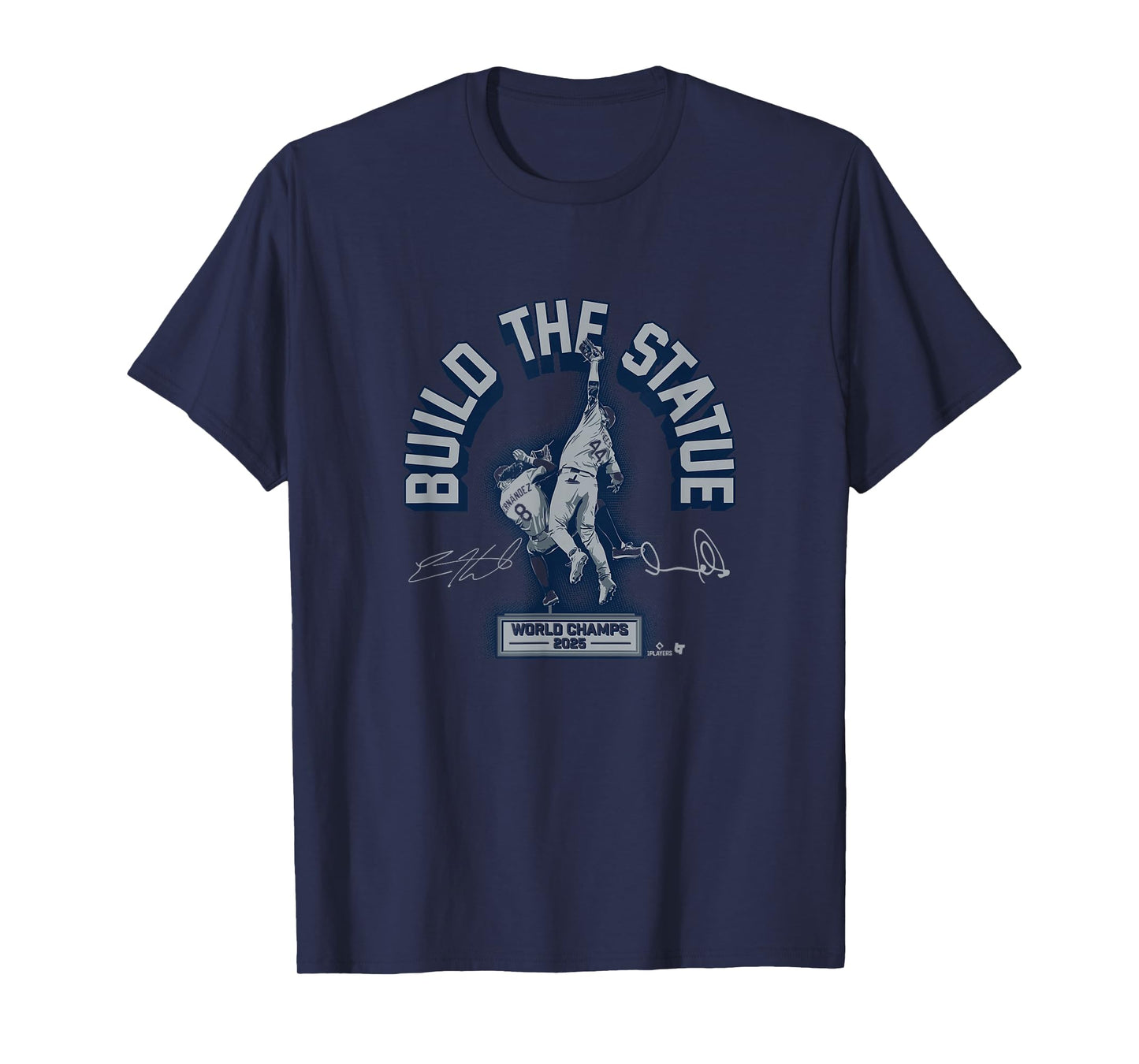 Pages & Hernandez - Build The Statue - Los Angeles Baseball T-Shirt