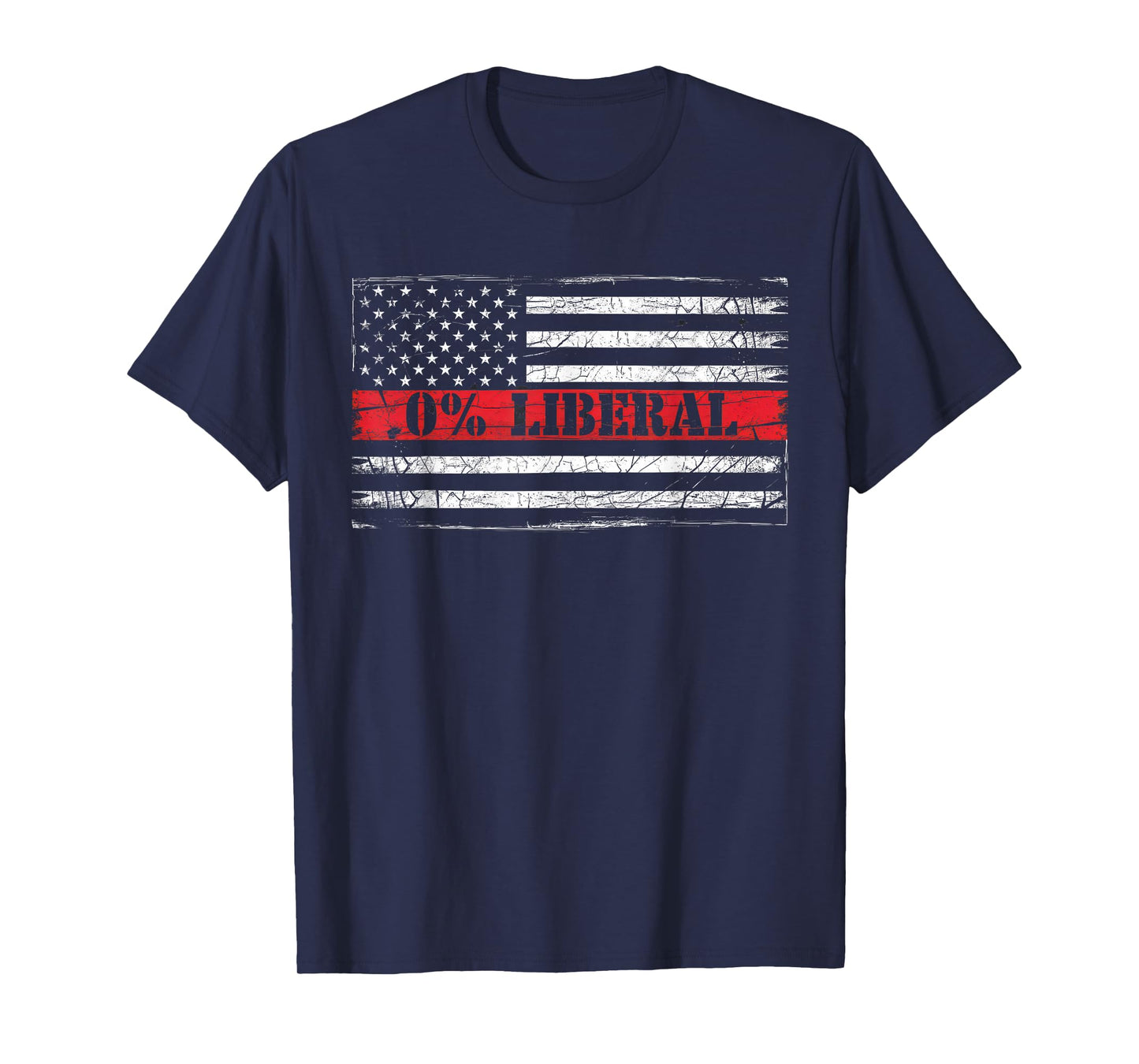 0% Liberal Tshirt Zero Percent Anti Liberal Republican T-Shirt