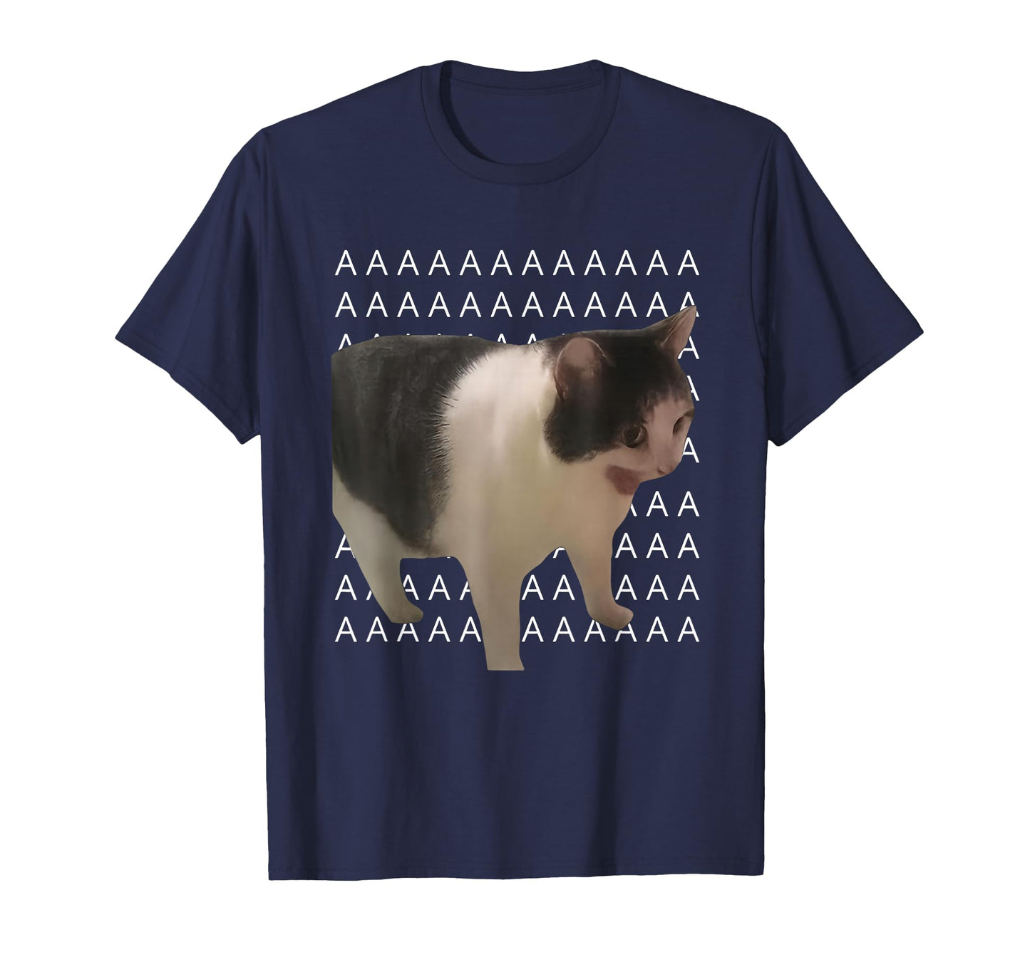 AAAAA Cat Meme Funny Screaming Cat T-Shirt