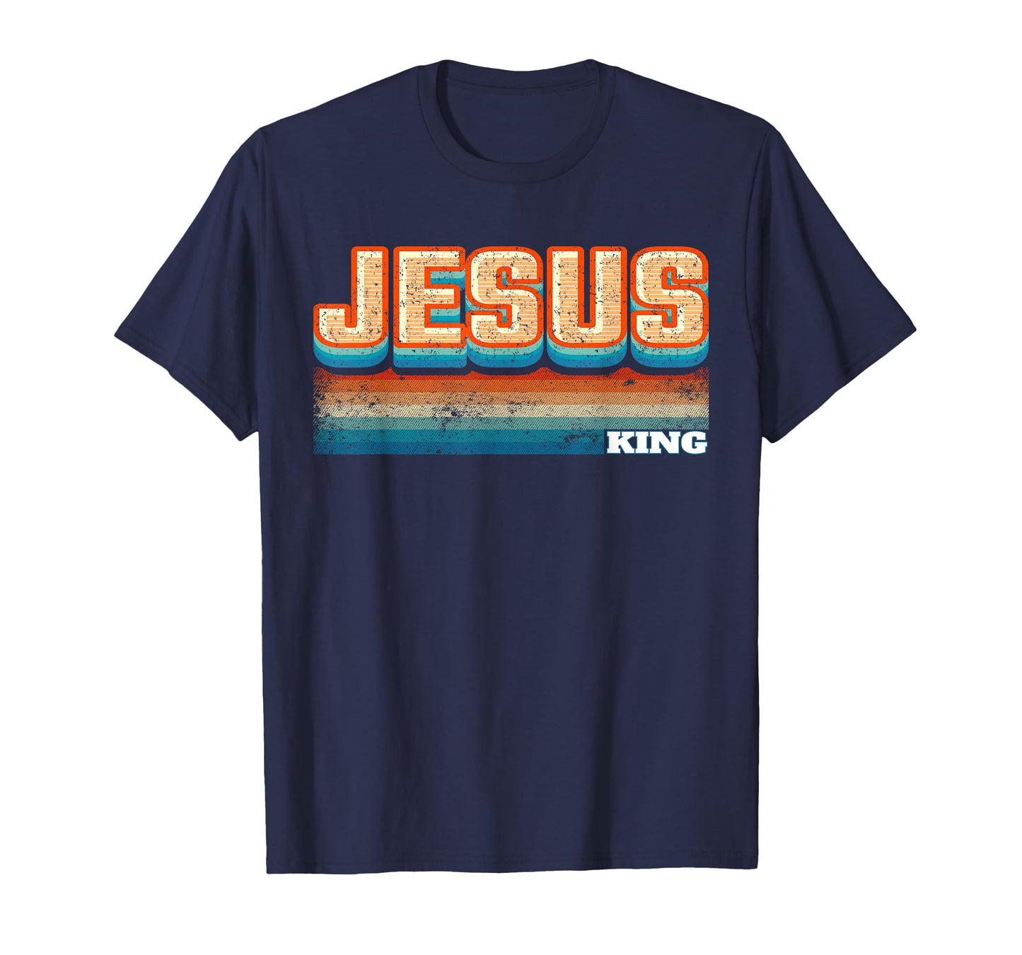 Jesus King Retro Vintage T-Shirt