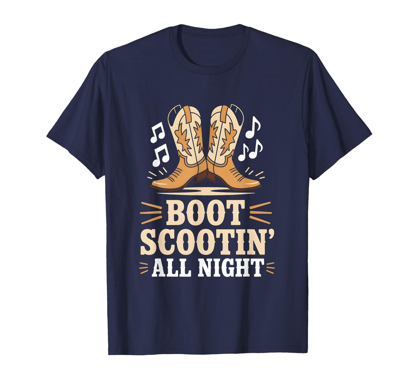 Boot Scootin’ All Night Country Line Dancer T-Shirt