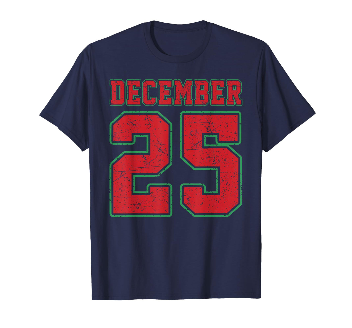 Retro Christmas December 25 Xmas Holiday Men Women Kids T-Shirt