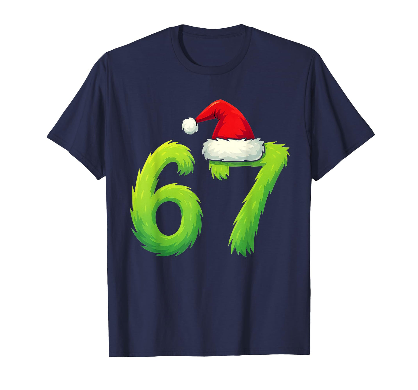 Bruh 67 Six Seven 6 7 Meme Christmas Funny T-Shirt