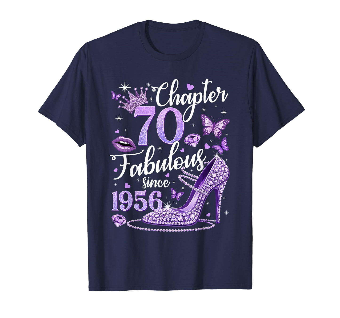 Chapter 70 Fabulous Since 1956 70 Years Old Birthday Women T-Shirt