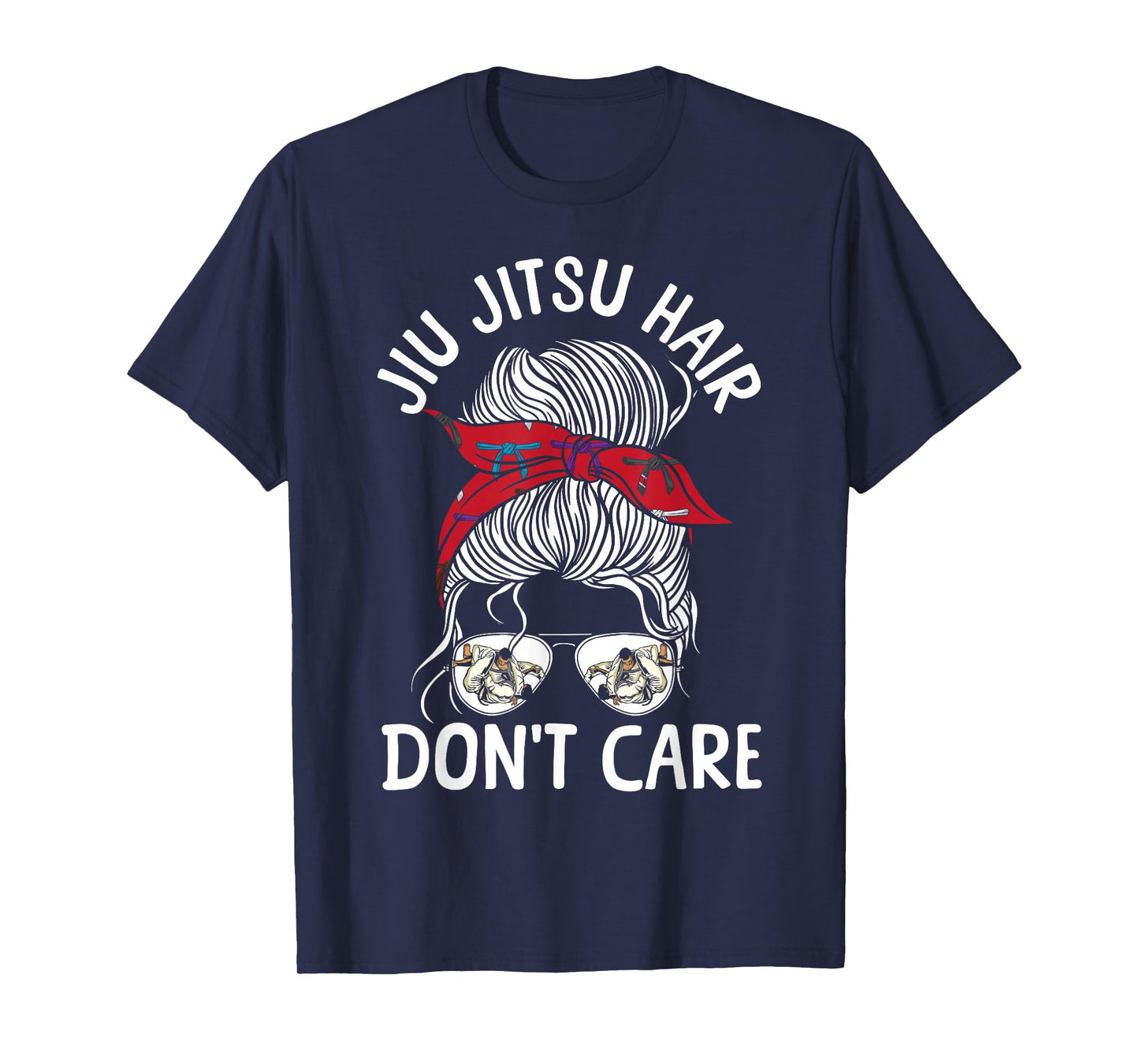 Jiu Jitsu Girl Vintage Jiu Jitsu Hair Don’T Care T-Shirt