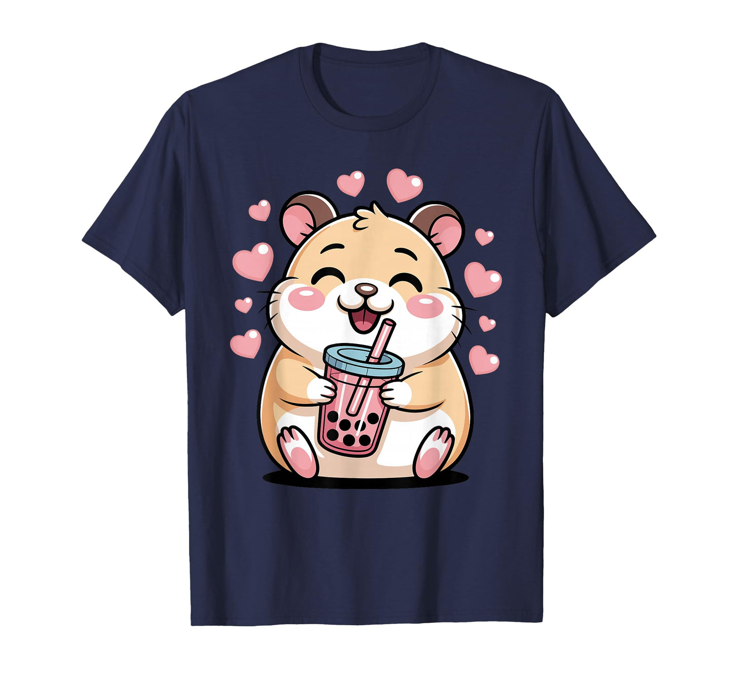 Hamster Bubble Tea Kawaii Boba T-Shirt