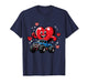 Kids Valentines Day Heart On Monster Truck Cute Toddler Boys Kids T-Shirt