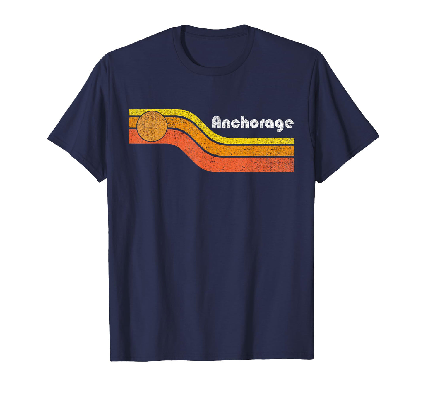 Anchorage - Vintage Men Women 70s 80s Graphic Cool Retro T-Shirt
