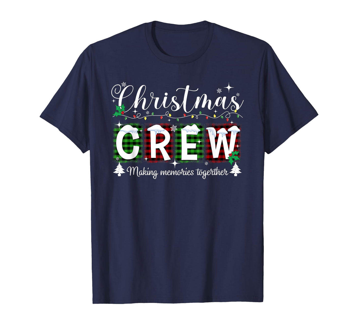 Christmas Crew Matching Family Xmas Party Men Women Kids T-Shirt