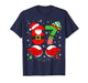Funny Six Seven 67 Meme 6 7 Elf Santa Christmas Pajamas Kids T-Shirt