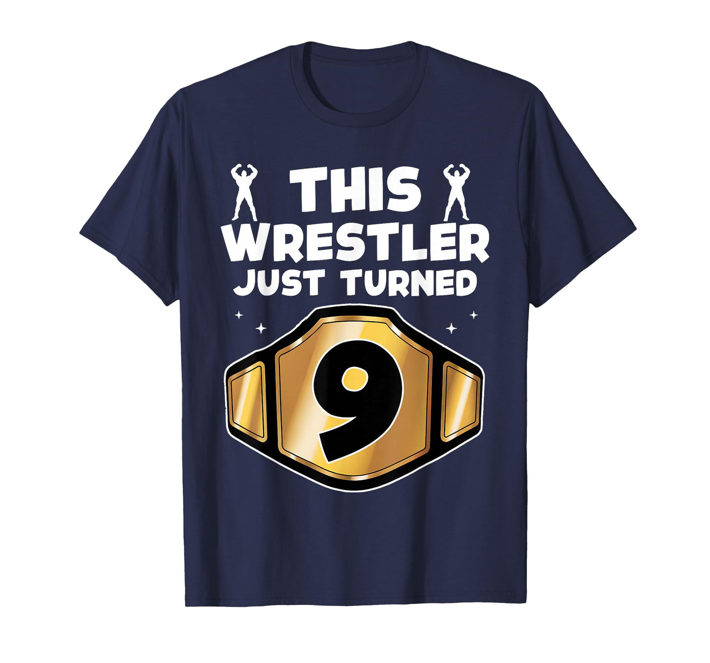 9th Wrestling Birthday This Wrestler Just Turned Nine 9 Boys T-Shirt