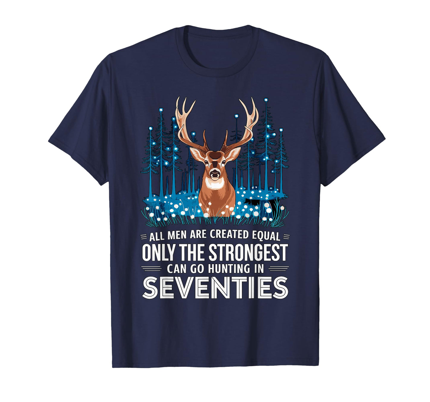 Hunting in Seventies Grandpa 70 Years Old 70th Birthday T-Shirt