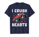 Funny Boys Valentines Monster Truck Tee Kids Toddlers Teens T-Shirt