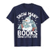 Christmas Reading Snowman So Many Books Men Women Kids Funny T-Shirt