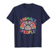 Animals are My People Rainbow Paw Animal Lover T-Shirt