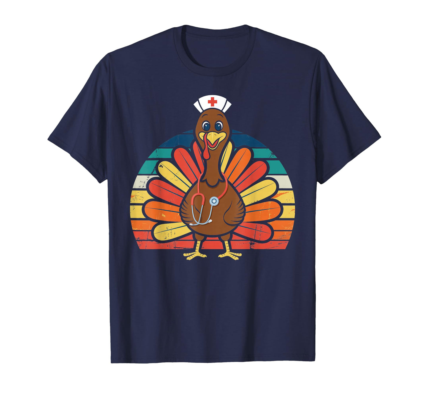 Turkey Nurse Stethoscope Thanksgiving Nurses T-Shirt