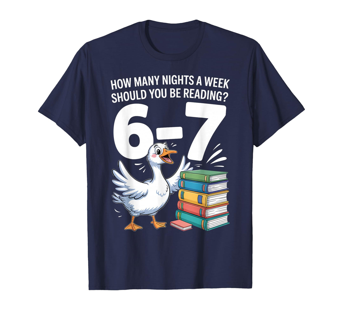 How Many Nights A Week Should You Be Reading 67 Meme Teacher T-Shirt