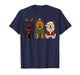 Retro Christmas Chow Chow Santa Reindeer Dog Lover T-Shirt