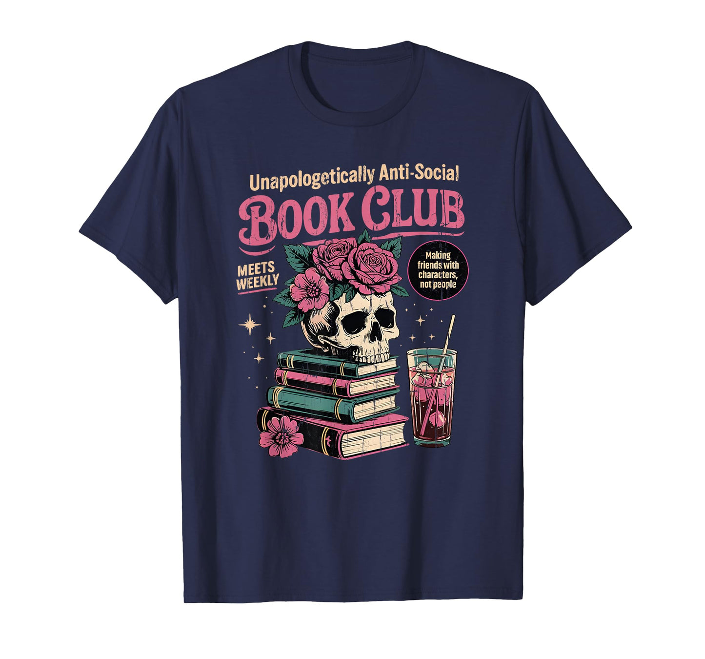 Unapologetically Anti Social Book Club T-Shirt