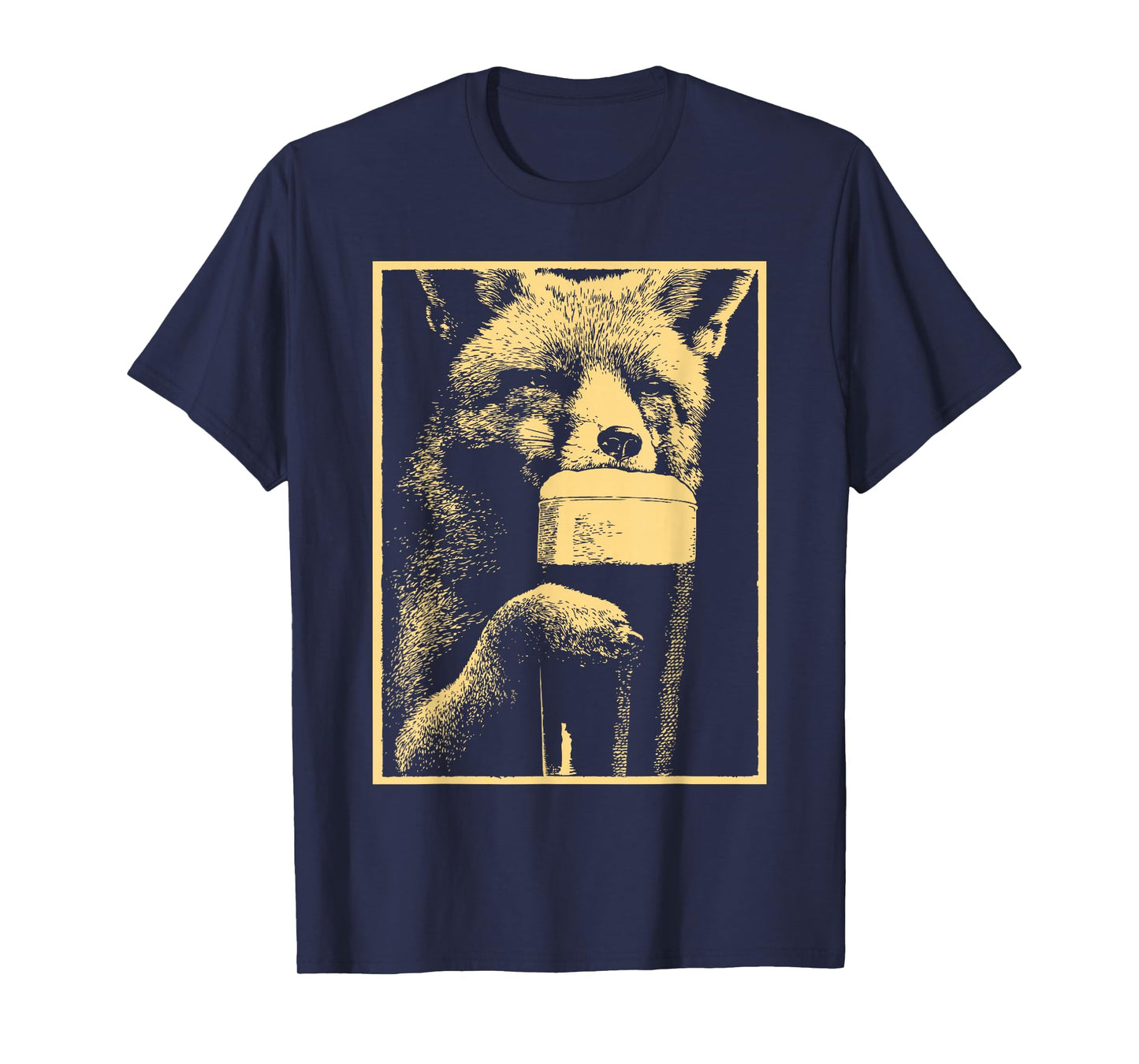 Fox with Beer Drinking Humour for St. Patricks Day T-Shirt