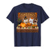 Thanksgiving Cats Dinner Feast Vintage Meme Men Women Kids T-Shirt