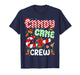 Candy Cane Crew Christmas Funny Xmas Matching Family Pajamas T-Shirt