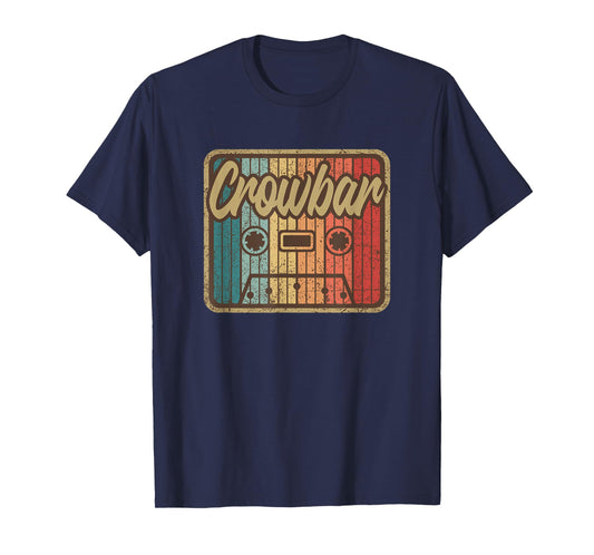 Crowbar Vintage Cassette Retro Music 90s Guitar T-Shirt