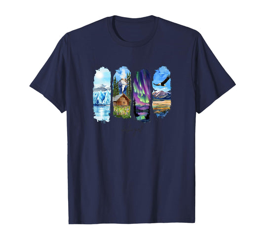 North Nature Adventure Travel Alaska T-Shirt