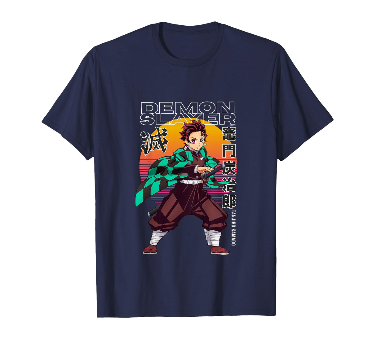 Kids Demon Slayer: Kimetsu no Yaiba Tanjiro Sunset Slash T-Shirt