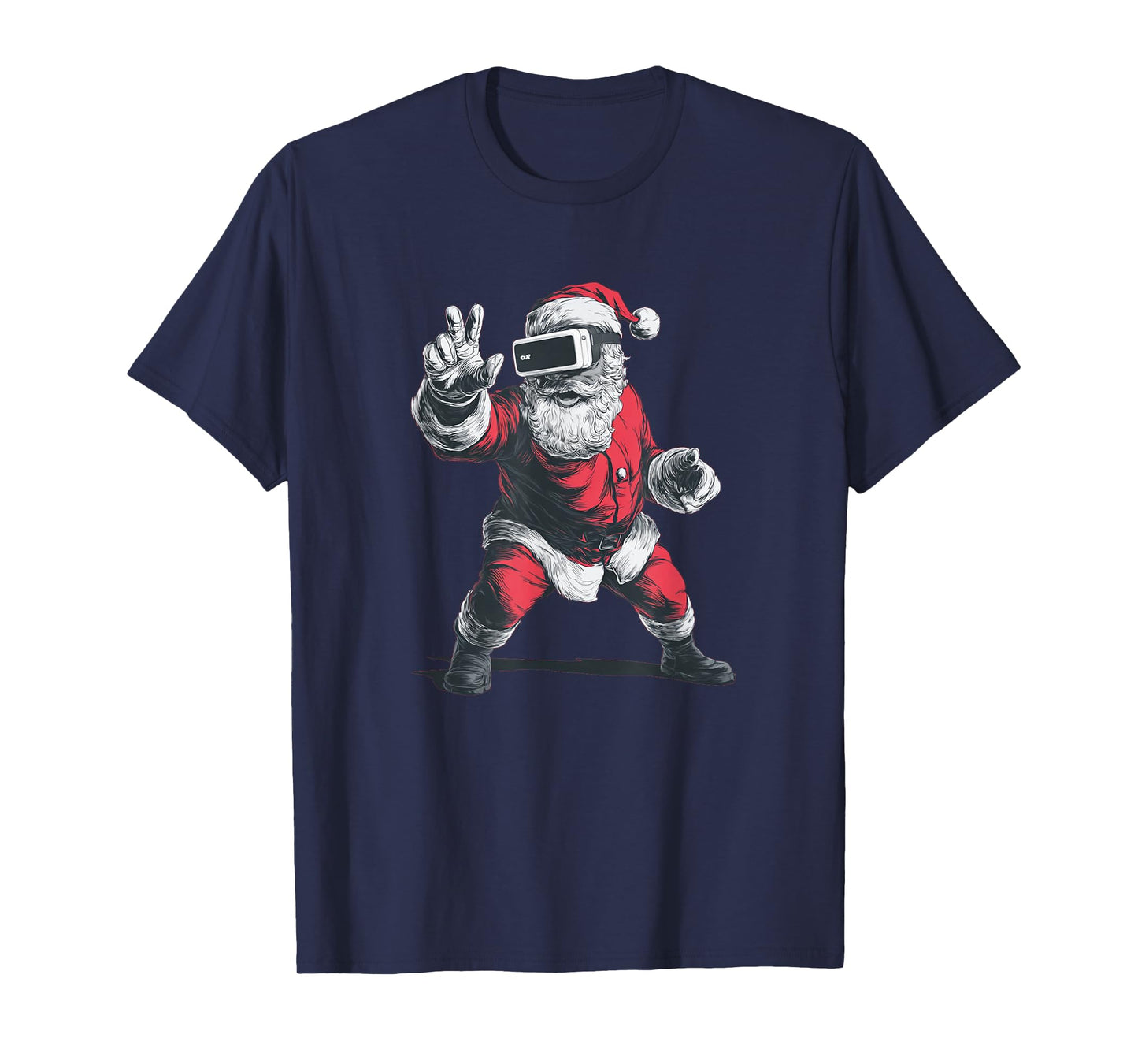 Virtual Reality Christmas Graphic T-Shirt