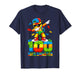 Dab Blocks Bricks Building 100 Days of School Smarter Boys T-Shirt