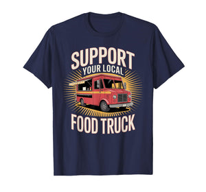 Funny Food Truck Costume for Men Women Kids Food Truck Owner T-Shirt