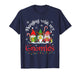 Hanging with My Gnomies Funny Gnome Friend Christmas Pajama T-Shirt