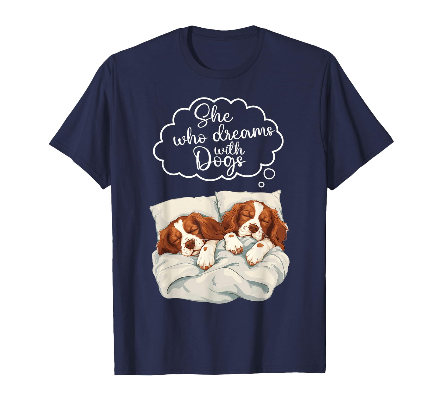 Brittany Spaniel Dog Nightgown Pajama T-Shirt