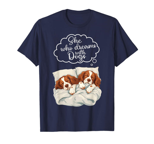 Brittany Spaniel Dog Nightgown Pajama T-Shirt