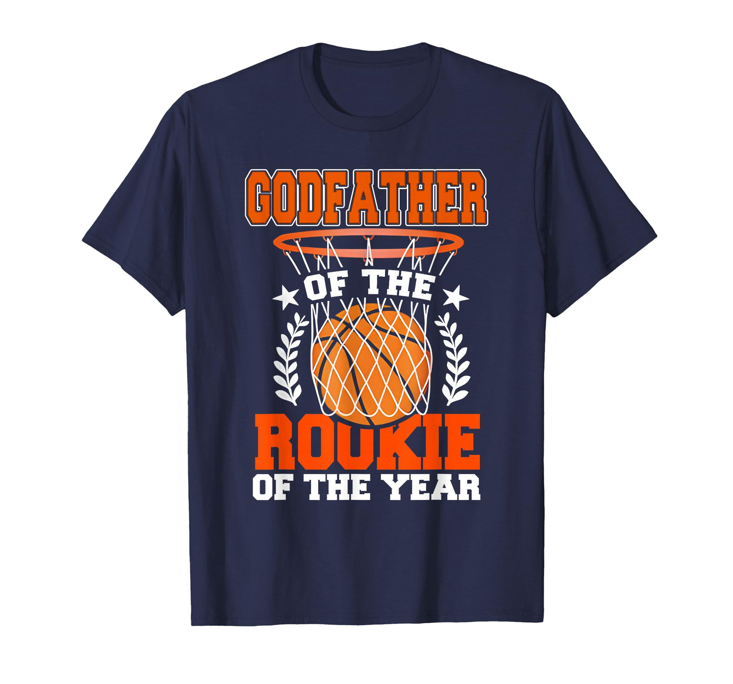 Godfather of Rookie 1st Basketball Bday Theme Matching T-Shirt
