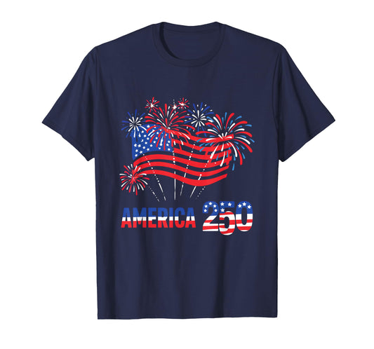 250 Years America Anniversary 250th Independence Day Freedom T-Shirt