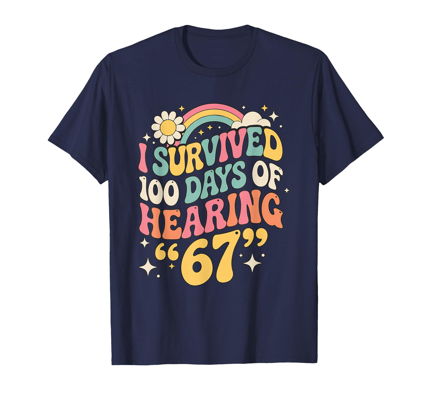 I Survived 100 Days of School Teacher and Student T-Shirt