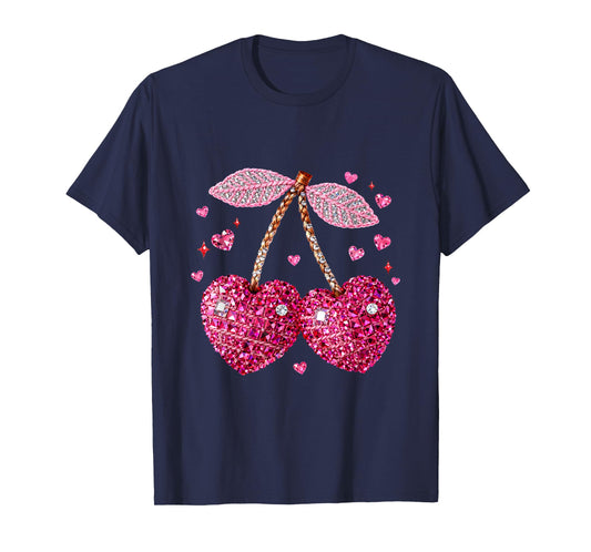 Gemstone Cute Lovely Valentine Coquette Couple T-Shirt