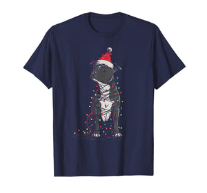 Staffordshire Bull Terrier Christmas Graphics Dog Lights T-Shirt
