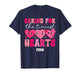 Groovy Peds Nurse Valentine Pediatric Nurse Valentines Day T-Shirt
