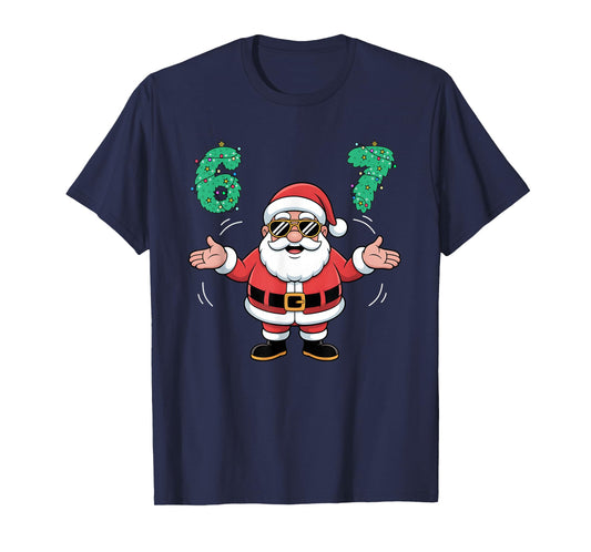 Funny 67 Christmas Shirt Middle School 6 7 Funny 67 Meme T-Shirt