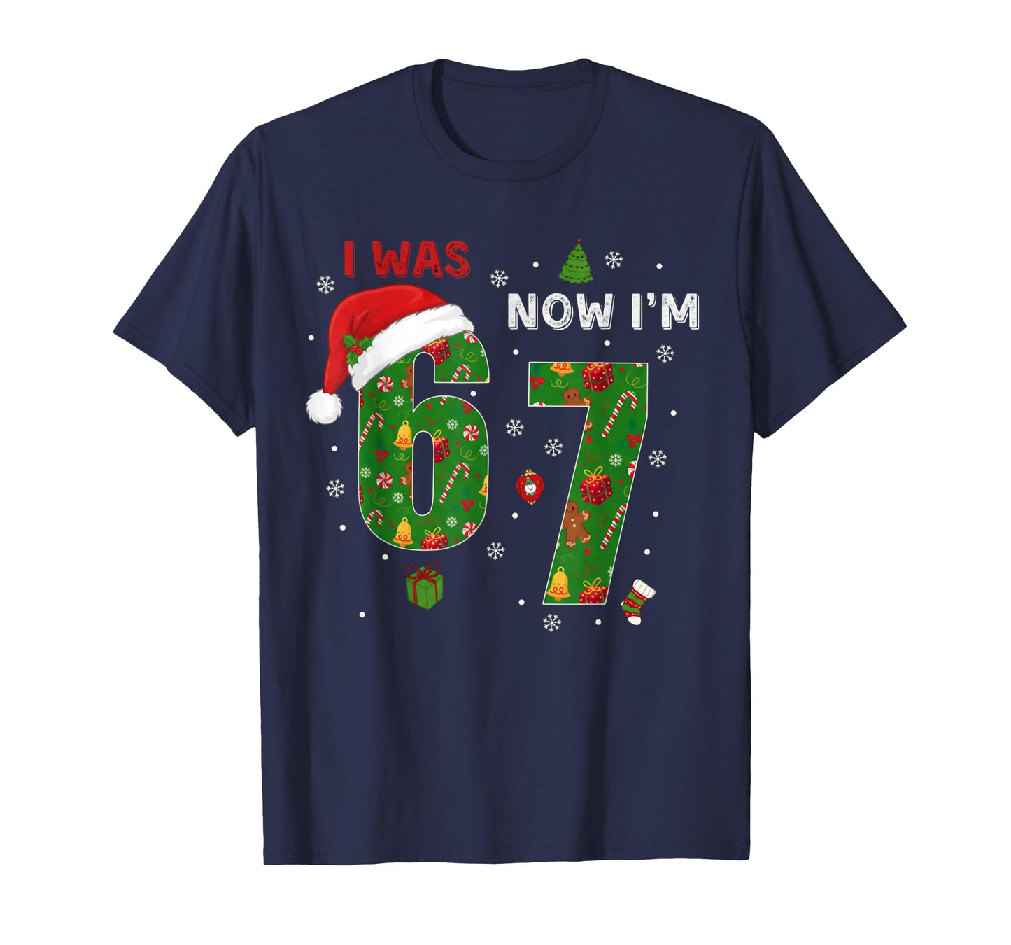 7 Year Old Birthday Shirt was 6 Now I'm 7 67 Funny for Kids T-Shirt